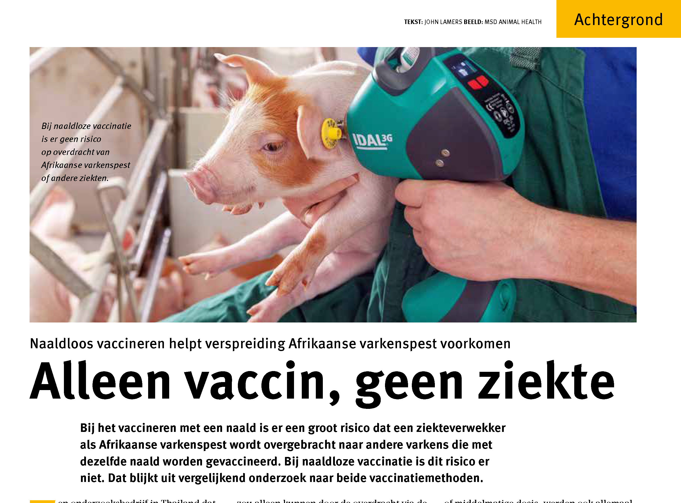 Artikel varkenspest